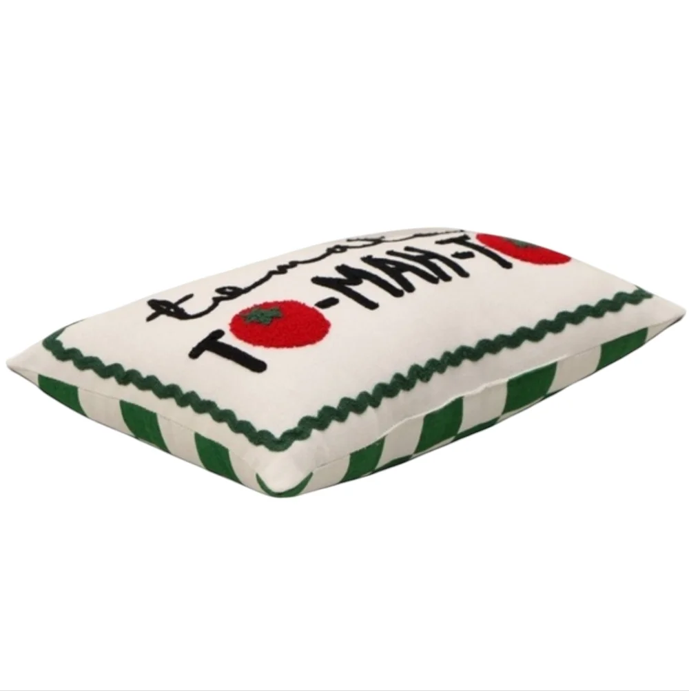 Target Tomato Themed Decorative Accent Pillow Set Of 2